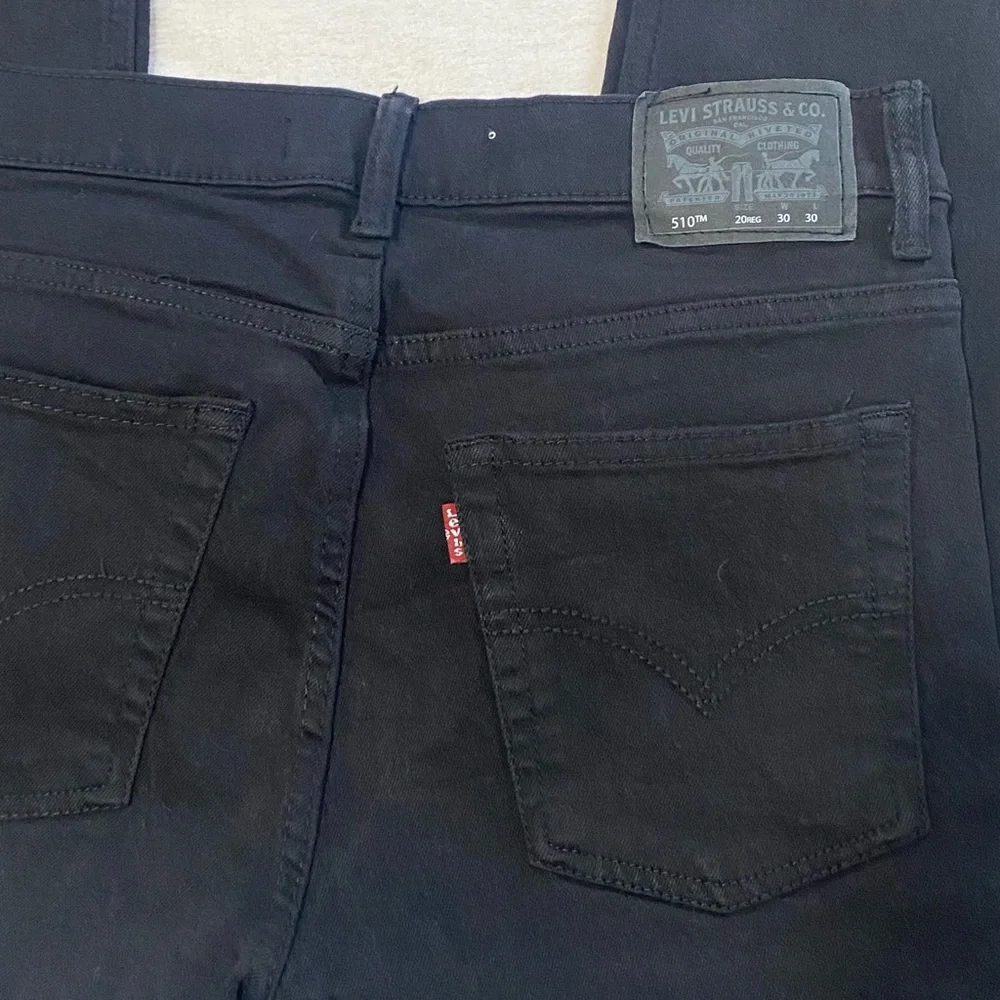 Levi's Men's Dark Black Skinny Jeans